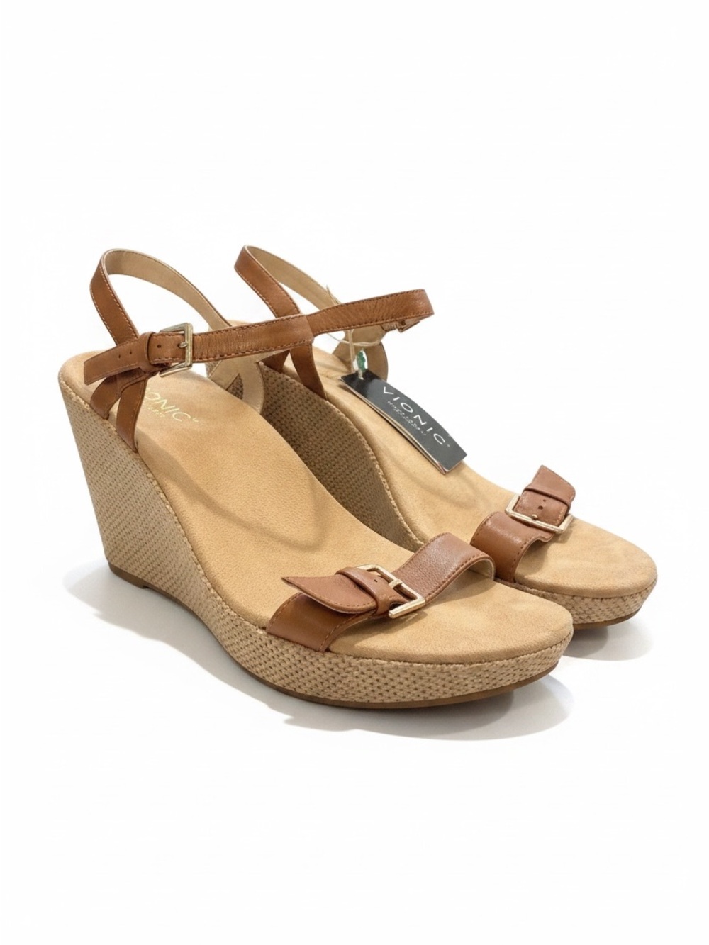 Vionic Enisa Orthotic Wedge Sandals size 9